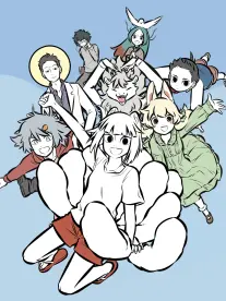 第七格车厢漫画改编分区卡封面：分格线构成的车厢空间